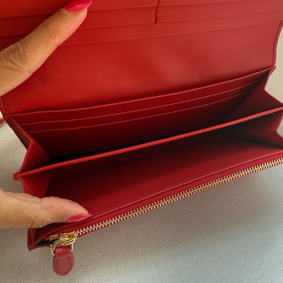 Burberry Vibrant Red Wallet